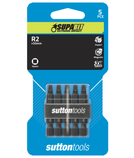 Sutton Square Recess Screwdriver Bits R2 – Impact