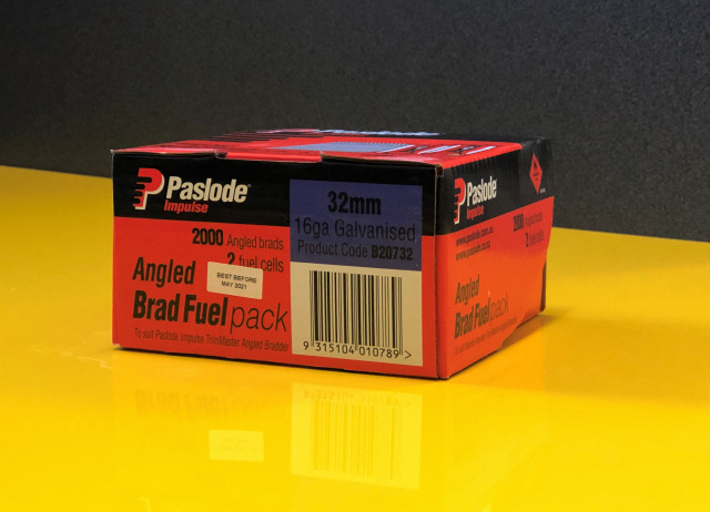 Paslode 32mm x 1.6mm 20° Galvanised Brads
