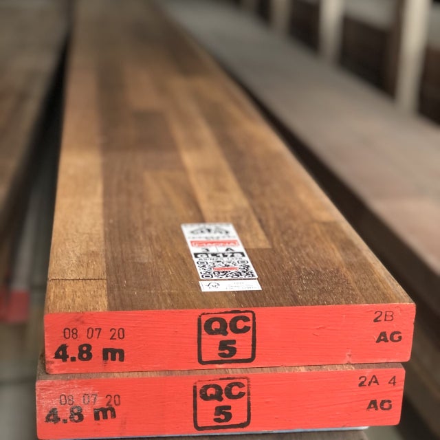 140x42 GL17 Laminated Merbau