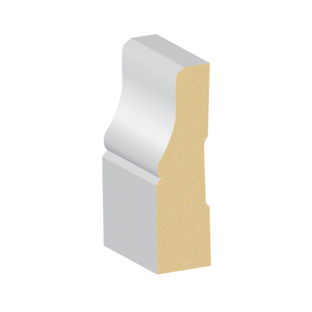 140mm MDF Lambs Tongue Moulding