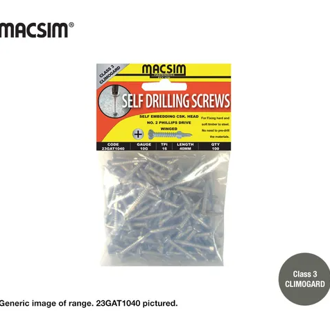 SELF DRILLING SCREW 10X60MM