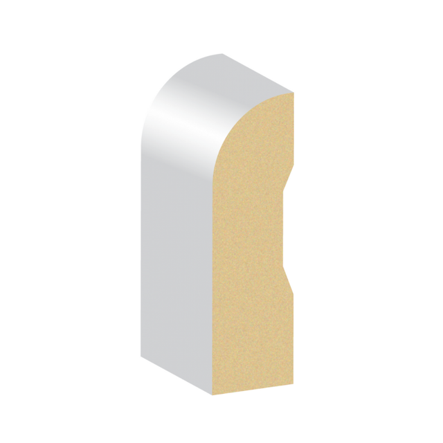 67mm MDF Bullnose Moulding