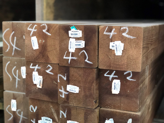Treated Pine Redwood Posts 115x115