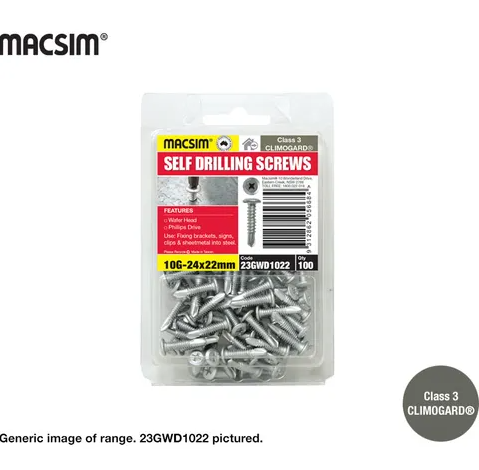 SELF DRILLING SCREW 10X16MM