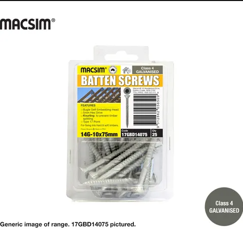 GAL BATTEN SCR 14GX100MM