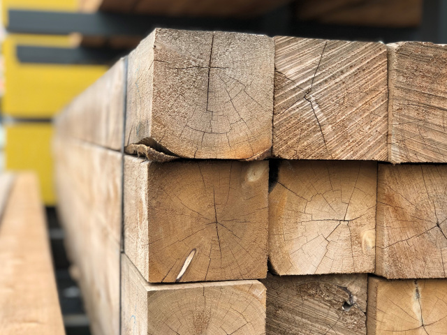 Rough Sawn Cypress Post 125x125