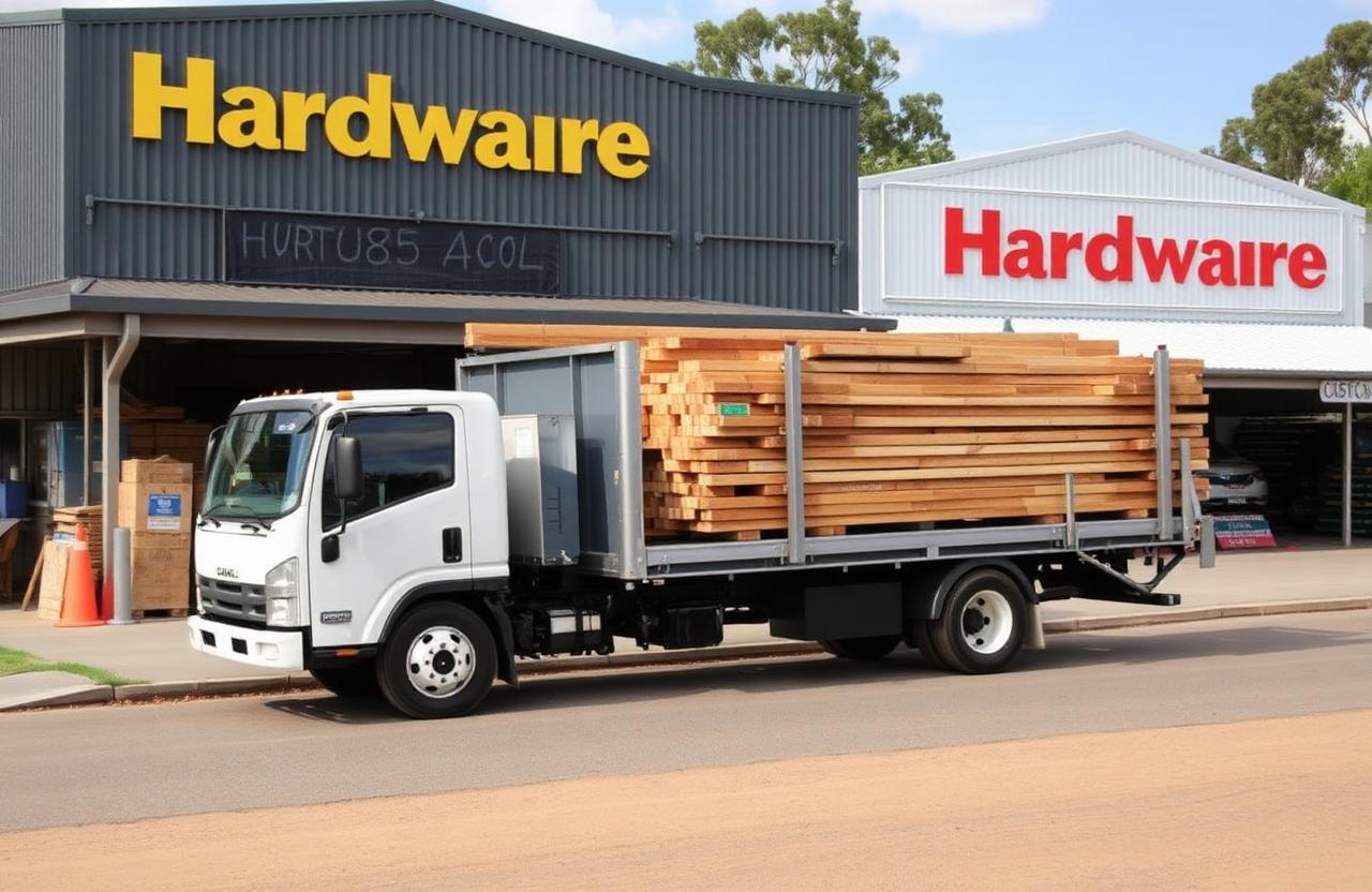 Mountain Timbers yard truck